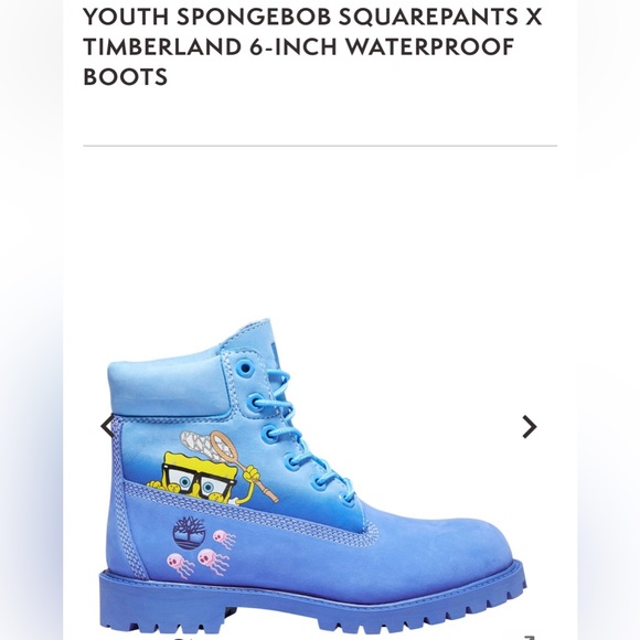 Boys Sponge Bob Square Pants Timberland Boots
size 3 Youth - Picture 1 of 5